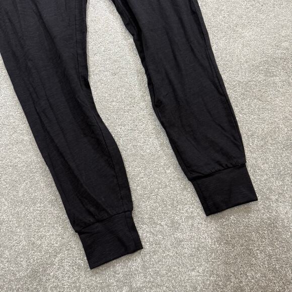 Pact NWT Relaxed Slub Muscle Tee Jumpsuit Jogger Black Sz Sml Organic Cotton Eco - Picture 8 of 15